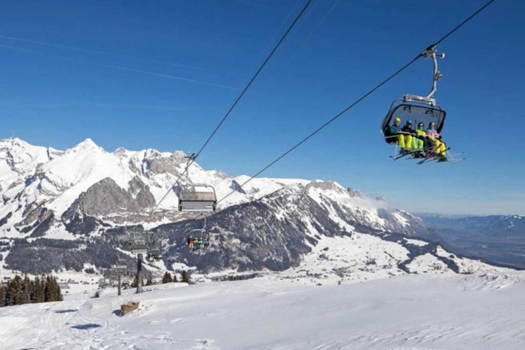 Beautiful Chalet On The Piste In Swiss Alps Alt St. Johann Exterior foto