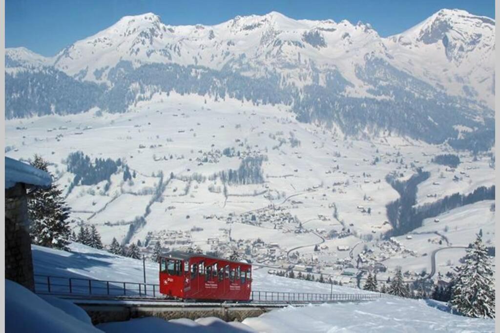 Beautiful Chalet On The Piste In Swiss Alps Alt St. Johann Exterior foto