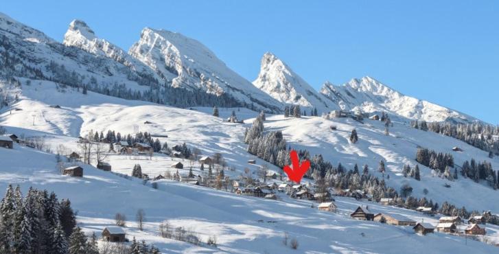 Beautiful Chalet On The Piste In Swiss Alps Alt St. Johann Exterior foto